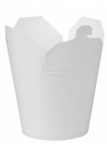 Kubełek box biały papierowy powlekany PE 750ml A50