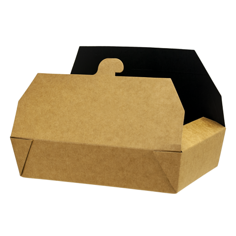 Kraft Lunch box powlekany PE 20x14x5 1000 ML 40 sztuk