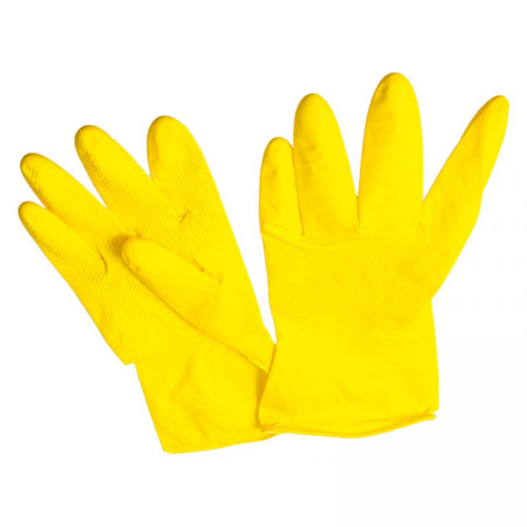 Rękawice gumowe żółte rozmiar L 