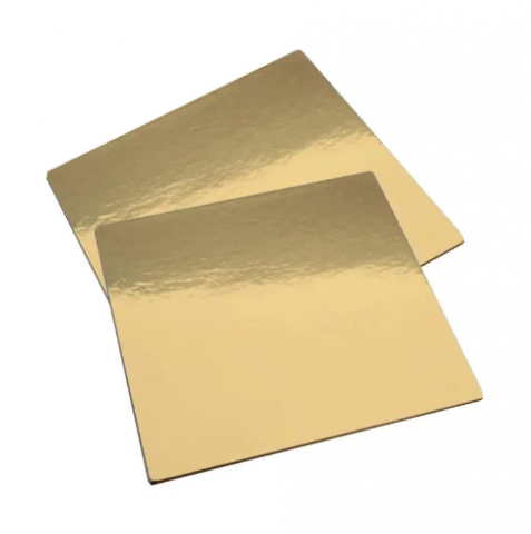 Tacka bankietowa kwadratowa złota 7cm / 7cm