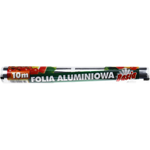 Folia aluminiowa 28cm 10mb 8.5um BASIA