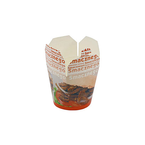 Kebab BOX nadruk SMACZNEGO 750ml