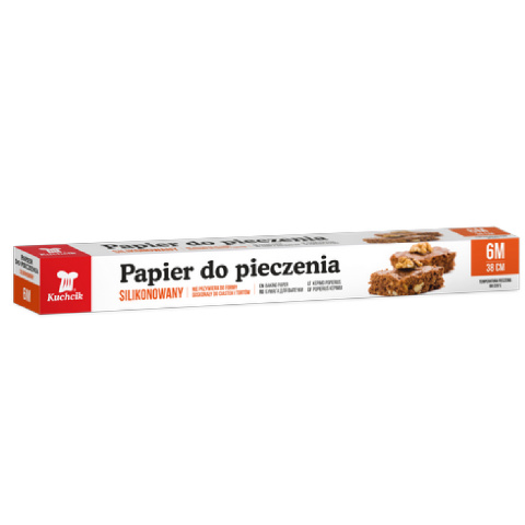 Papier do pieczenia na rolce 6mb 38cm