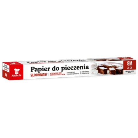 Papier do pieczenia na rolce 8mb 38cm