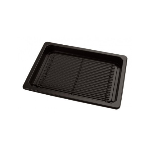 Sushi tacka czarna 185x129x20 R-PET