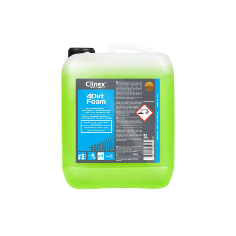 CLINEX ODTŁUSZCZACZ PODŁOGI/ŚCIANY 4DIRT FOAM 5L