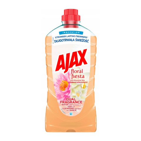 AJAX PŁYN UNIWERSALNY 1000ml LILIA WODNA  & WANILIA