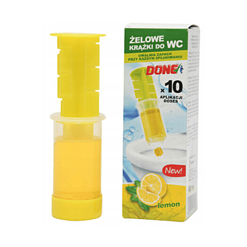 DONE KRĄŻEK DO WC 60ML LEMON 10 APLIKACJI