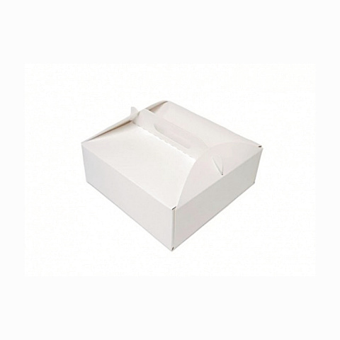 KARTON TORT 26/26/14 A25 BIAŁY Z RĄCZKĄ