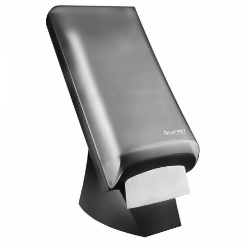 DYSPENSER DO SERWETKI N4 16/21 CZARNO SZARY PLASTIKOWY LUCART