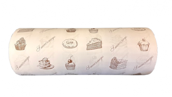 PAPIER NA ROLI BIAŁY 50CM 10KG NADRUK SMACZNEGO