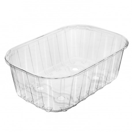 Pojemnik na owoce 250g z PET 142/96/49 Transparentny