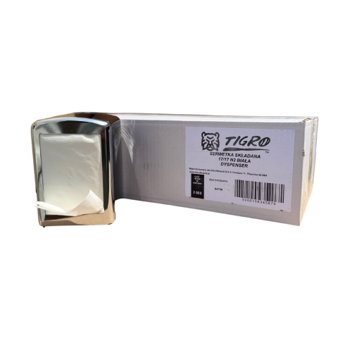 Serwetka wyciągana N2 17cm 17cm do dyspensera 2000 sztuk