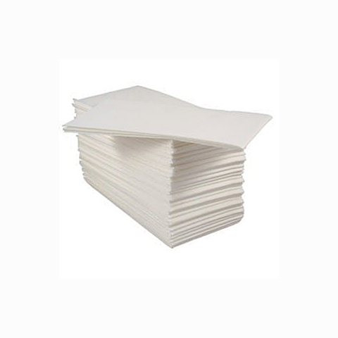 Serwetka 33/33 składana 1/8 1 warstwowa BIAŁA