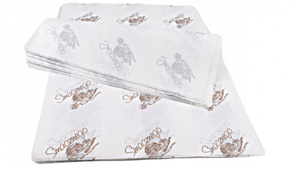 Papier powlekany folią 35/50cm smacznego 10 kilogramów