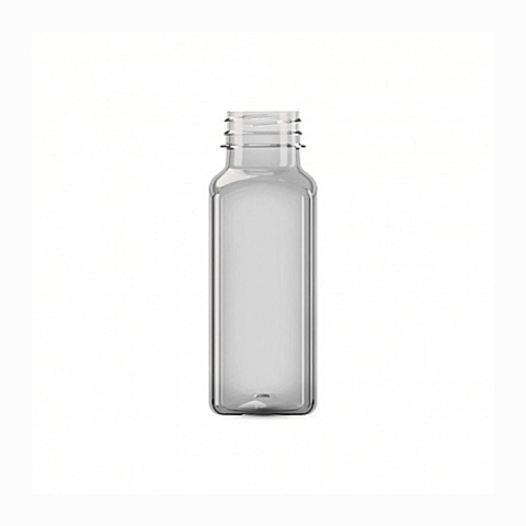 Butelka kwadratowa gwint 38mm 250ml R-PET 200 sztuk