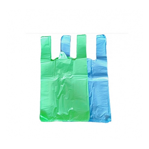 Reklamówka HDPE SUPER JAKOŚĆ 30/55 170 sztuk 12 mikronów niebieska zielona