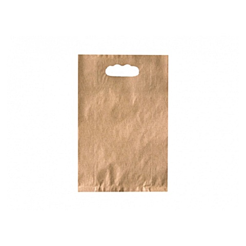 Torba papierowa zakupowa z uchwytem brązowa 260/80/405