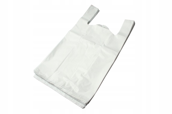 Reklamówka LDPE 31/61 50 sztuk 40 mikronów biała