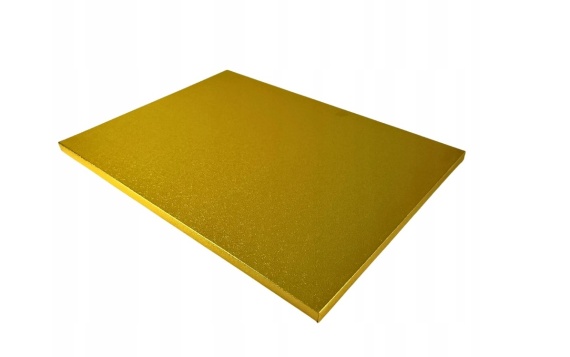 Prostokątny złoty podkład pod tort 30/40cm 12mm