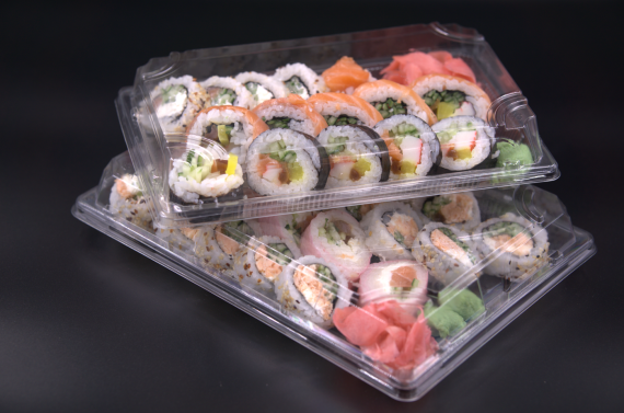 Opakowanie na sushi HP11 KOMPLET 260/190/45 R-PET