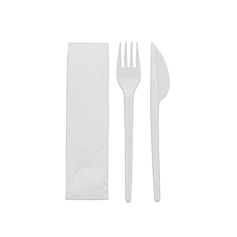 PS SERWETKA+WIDELEC+NÓŻ BIAŁY A250