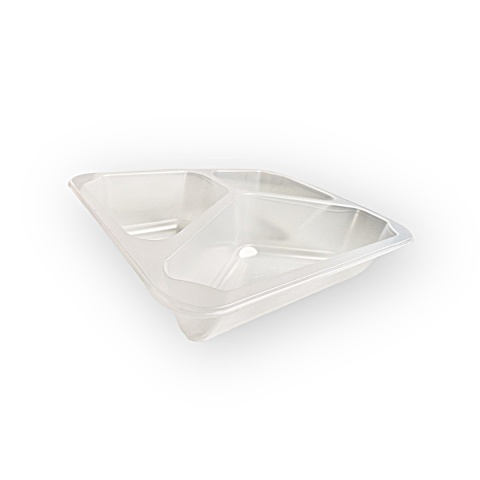 TIGRO POJEMNIK 227/178/50 TRANSPARENTNY 3KOMORY T153CL