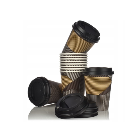 KUBEK 100%PAPIER 0%PLASTIK NADRUK PASKI 100ML FI60 A50